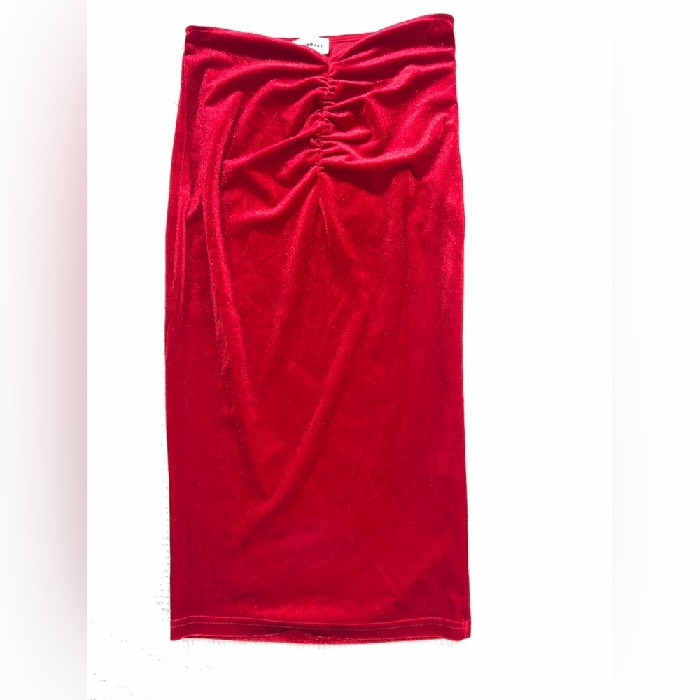 Superdown Vibrant Red Maxi Skirt
